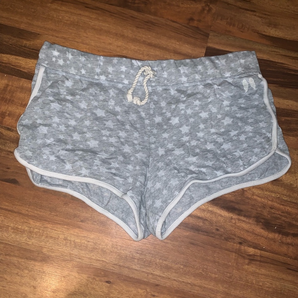 Victoria secret gray stars lounge shorts